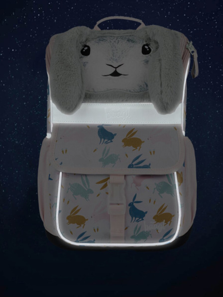 BAAGL  Béžová Školní aktovka Zippy Bunny Baagl