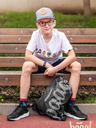 BAAGL  Černý 3 set skate ska: batoh, penál, sáček Baagl