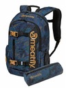 Meatfly Meatfly batoh Basejumper Mossy Navy 22 L