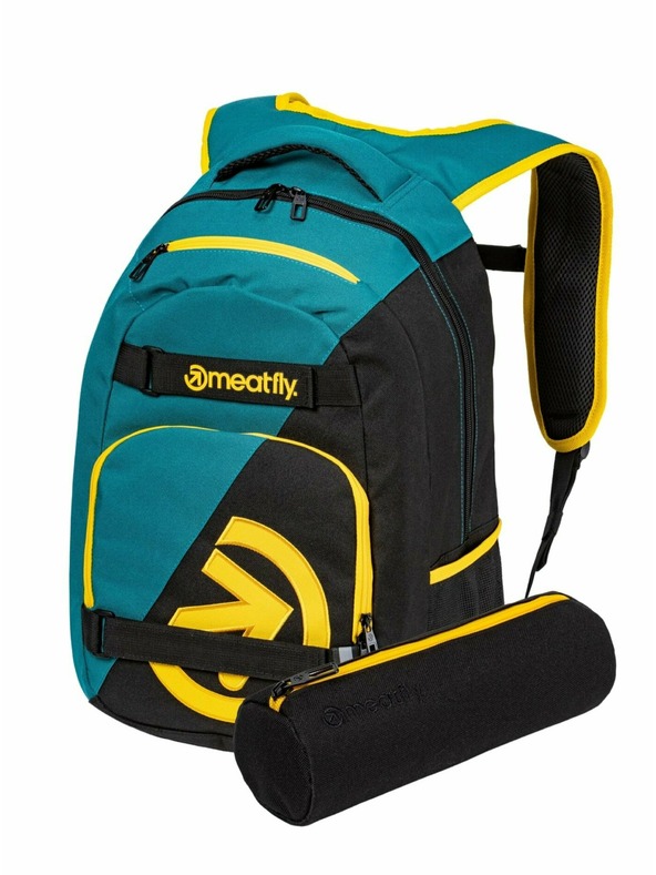 Meatfly Meatfly batoh Exile Black / Snake Green 24 L | Zelená | Objem 24 L
