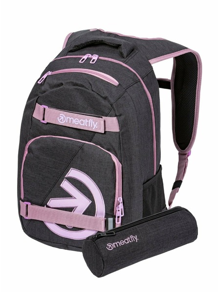 Meatfly Meatfly batoh Exile Pink / Charcoal Heather 24 L
