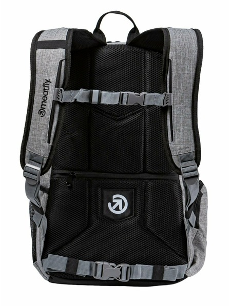 Meatfly Meatfly batoh Basejumper Grey Heather / Black 22 L | Černá | Objem 22 L