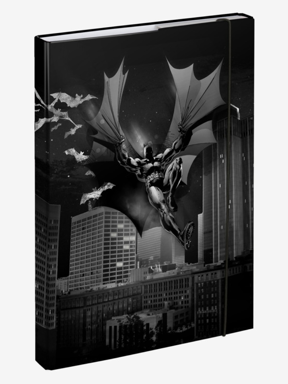 BAAGL  Černé Desky na školní sešity A4 Batman Dark City Baagl