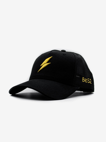 Be52 Be52 Bolt kšiltovka premium černá/gold