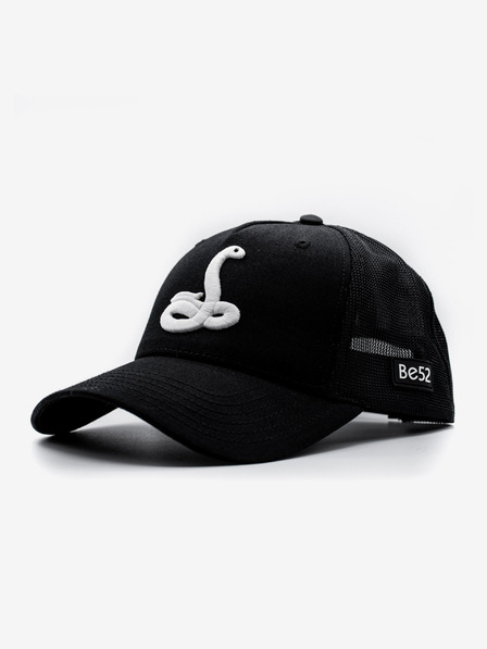 Be52 Be52 Snake kšiltovka premium černá/bílá