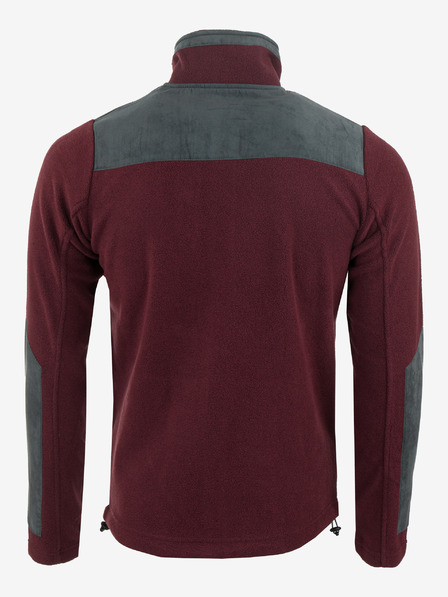 ALPINE PRO Pánská mikina ALPINE PRO CLEW merlot