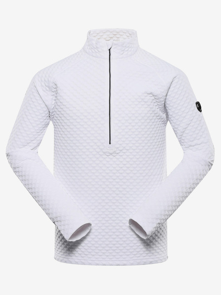 ALPINE PRO Pánská rychleschnoucí mikina ALPINE PRO GETT white
