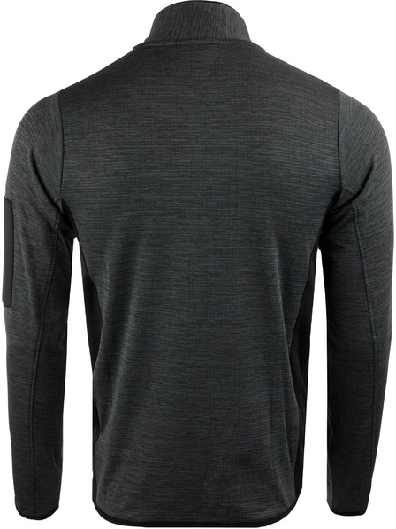 ALPINE PRO Pánská rychloschnoucí mikina s cool dry ALPINE PRO IRWES black