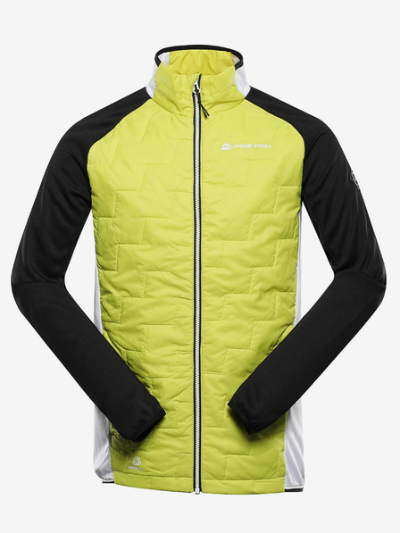 ALPINE PRO Pánská mikina s merino výplní ALPINE PRO JORW zelená
