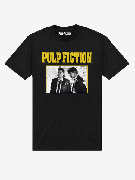 ZOOT.Fan Černé unisex tričko ZOOT.Fan Pulp Fiction Vince and Jules