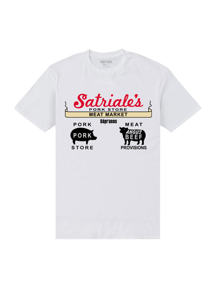 ZOOT.Fan Bílé tričko HBO The Sopranos Satriales