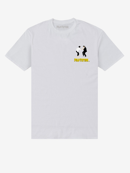 ZOOT.Fan Bílé unisex tričko ZOOT.Fan Pulp Fiction Vince & Mia