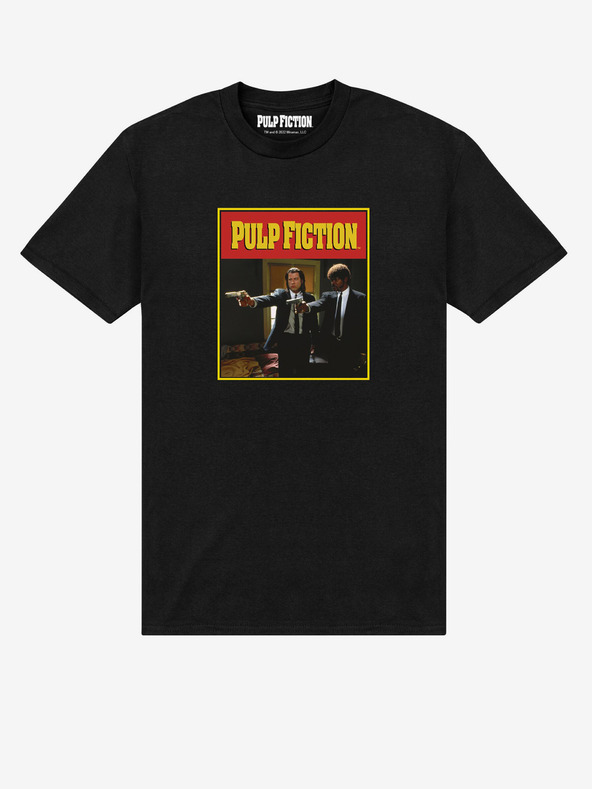 ZOOT.Fan Černé unisex tričko ZOOT.Fan Pulp Fiction Jules