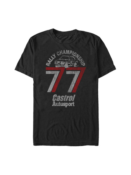 ZOOT.Fan Černé tričko Castrol Vintage Distressed Rally Championship