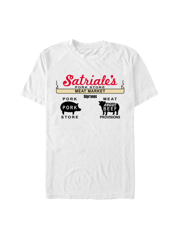 ZOOT.Fan Bílé tričko HBO The Sopranos Satriales
