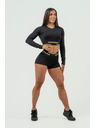 Nebbia NEBBIA Dámské kompresní šortky s vysokým pasem INTENSE Leg Day 832 Gold XS,black/gold
