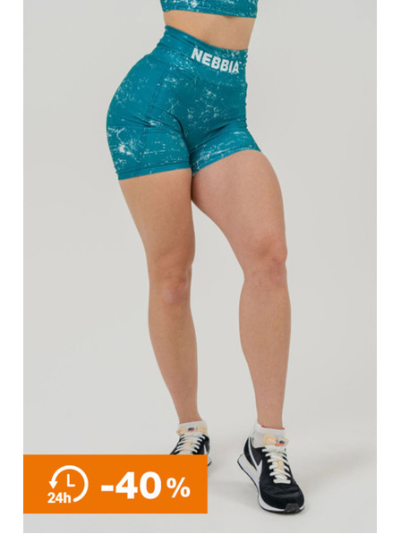 Nebbia Leginové šortky s vysokým pasem 5″ HAMMIES 615 XS,green