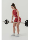 Nebbia Leginové šortky s vysokým pasem 5″ HAMMIES 615 XS,red