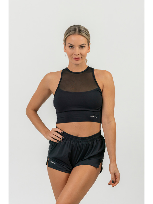 Nebbia FIT Activewear šortky se skrytou kapsou 442 XS,black