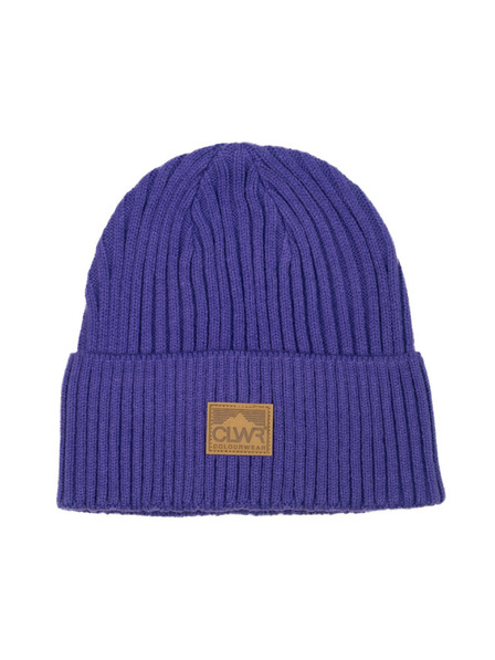 Tenson Unisex Kulich Colourwear Badge Beanie Fialový