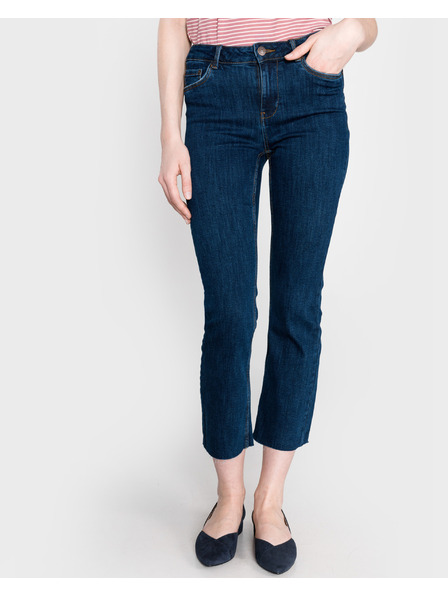 Vero Moda Modré dámské straight fit džíny Vero Moda Sheila