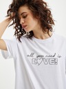 ZOOT.Original Bílé dámské tričko Zoot Original All you need is love