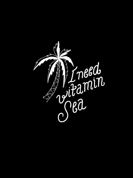 ZOOT.Original Černé dámské tričko ZOOT.Original I need vitamin sea