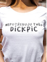 ZOOT.Original Bílé dámské tričko ZOOT Original Dickpic