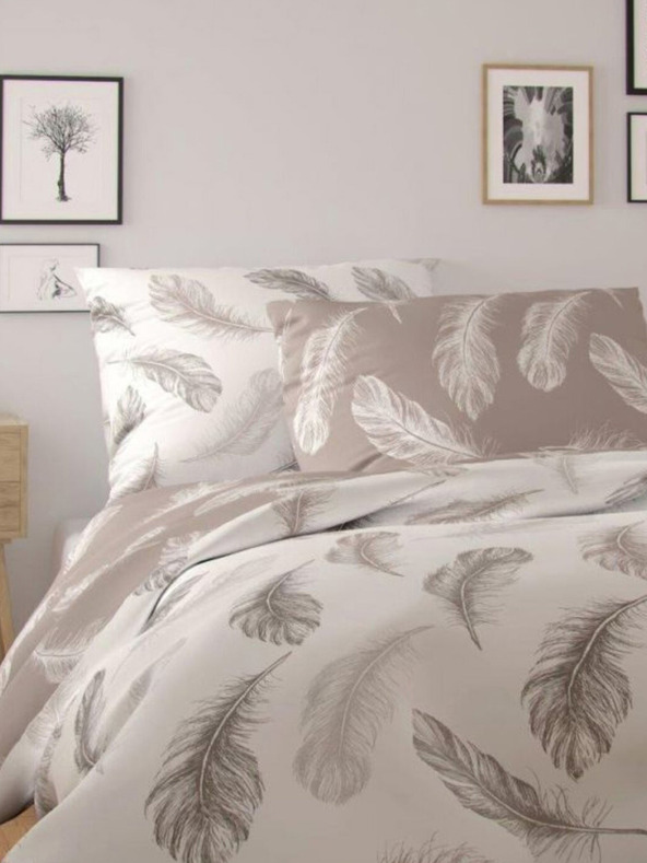 Kvalitex Francouzské bavlněné povlečení NORDIC COLLECTION 240x200, 70x90cm SHELBY