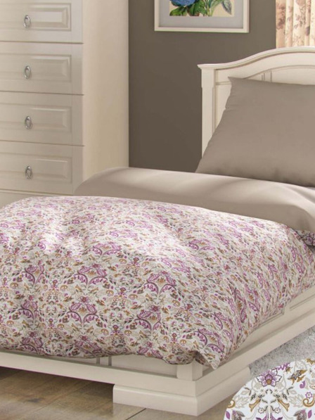 Kvalitex Prodloužené bavlněné povlečení PROVENCE COLLECTION 140x220, 70x90cm NARISTA béžová