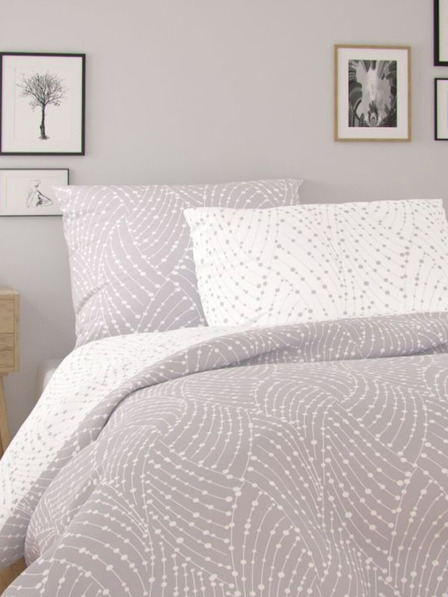 Kvalitex Prodloužené bavlněné povlečení NORDIC COLLECTION 140x220, 70x90cm ASTRA