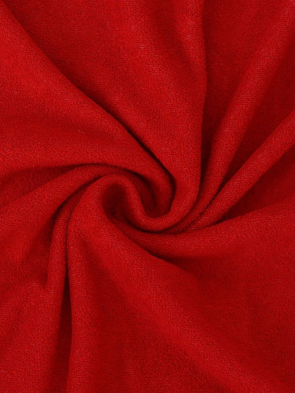 Kvalitex Froté prostěradlo 200x200cm červené Kvalitex