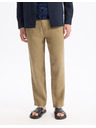 Celio Lněné kalhoty Dolinus 34/34 Celio