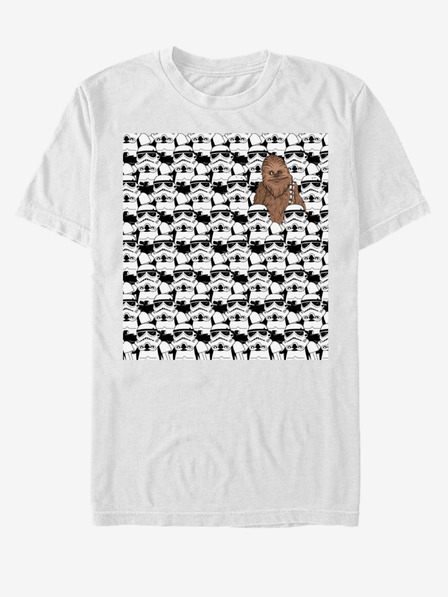 ZOOT.Fan Bílé unisex tričko Star Wars What is Chewie Doing There