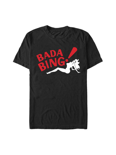 ZOOT.Fan Černé tričko HBO The Sopranos Badabing!