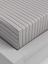 Kvalitex Bavlněné napínací prostěradlo 80x200cm fialový proužek Kvalitex