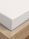 Kvalitex Jersey prostěradlo s lycrou 120x200cm bílé Kvalitex