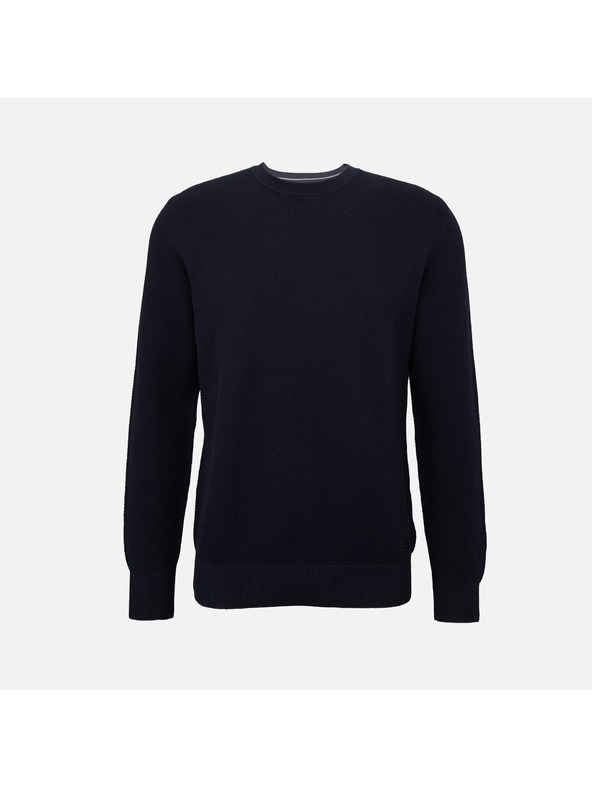 Geox Tmavě modrý pánský svetr Geox Knit