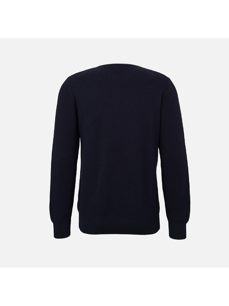 Geox Tmavě modrý pánský svetr Geox Knit