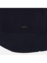 Geox Tmavě modrý pánský svetr Geox Knit