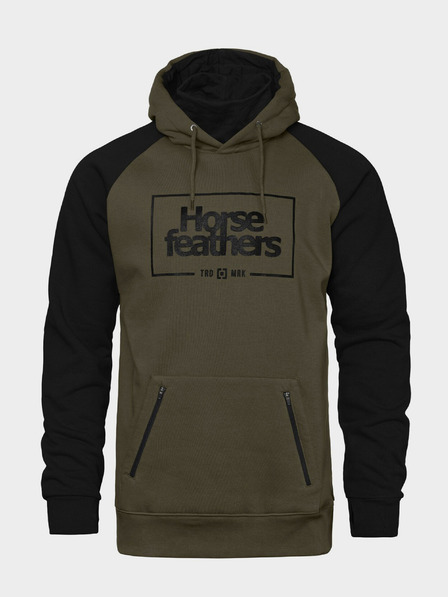 Horsefeathers Mikina Sherman II - burnt olive velikost L HORSEFEATHERS