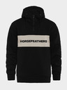 Horsefeathers Mikina Fulton - black velikost XL HORSEFEATHERS