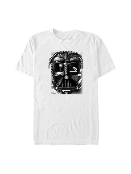 ZOOT.Fan Bílé pánské tričko Star Wars Pixel Face