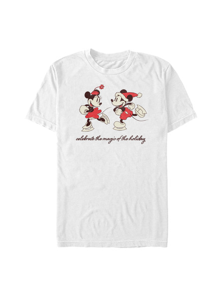 ZOOT.Fan Bílé pánské tričko Disney Vintage Holiday Skaters
