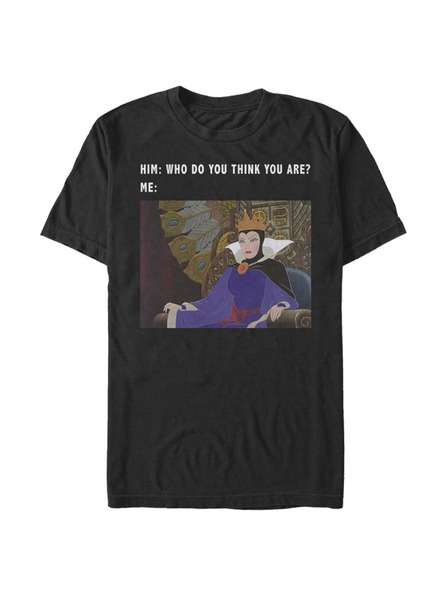 ZOOT.Fan Černé pánské tričko Disney Evil Queen Meme