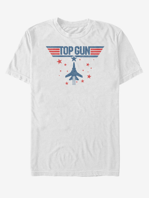 ZOOT.Fan Bílé unisex tričko Paramount Top Gun
