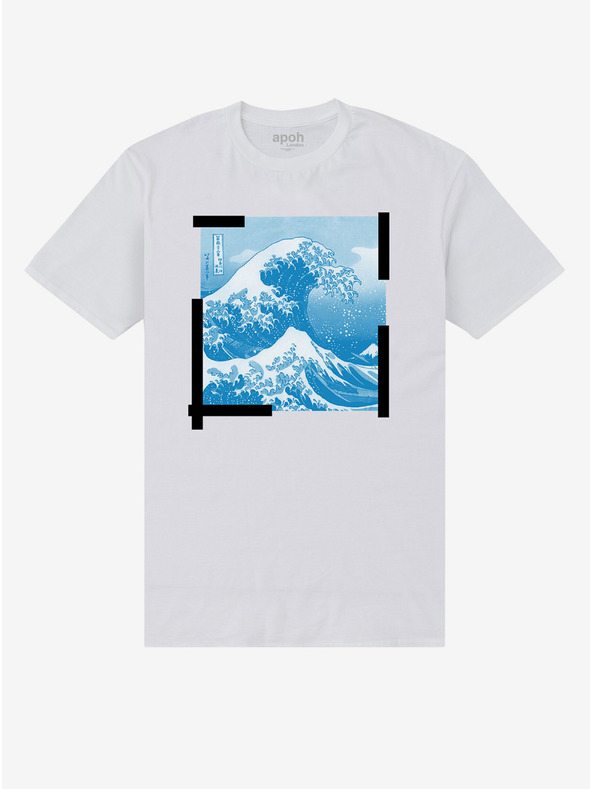 ZOOT.Fan Bílé tričko apoh London apoh Hokusai Tape