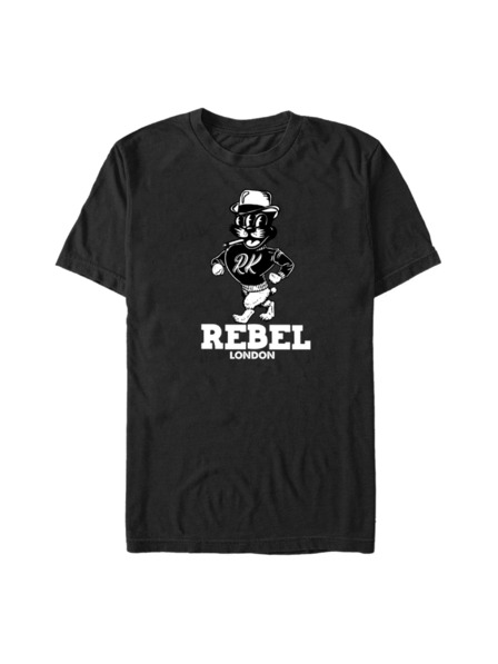ZOOT.Fan Černé tričko RK London Rebel Cats
