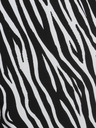 Heys Bílo-černý cestovní kufr se zvířecím vzorem Heys EZ Fashion M Zebra