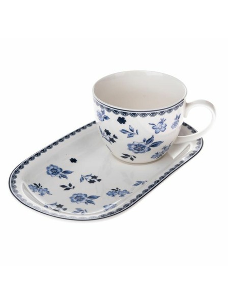 Casa de Engel Porcelánový hrnek s podnosem, 445ml, 6/18